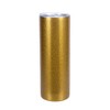 Elanze Designs 20 oz Glitter Stainless Steel Insulated Travel Tumbler With Sliding Lid For Iced or Hot Beverage, Vegas Gold - image 3 of 4