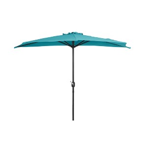 WestinTrends 9 ft Half Outdoor Patio Market Umbella - 1 of 4