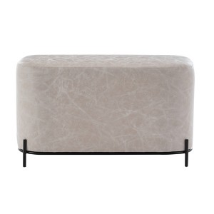 32" Modern Decorative Bench with Metal Base - WOVENBYRD - 1 of 4