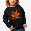 The Juniper Shop Candy Monster Horns Toddler Graphic Sweatshirt - 2 of 3