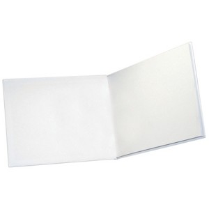 Ashley Productions Big Hardcover Blank Book, 11" x 8.5" Landscape, White (Pack of 6) - 1 of 1
