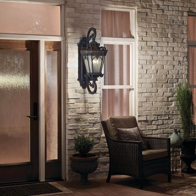 Tournai Bronze and Black 4-Light Lantern Sconce