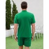 Men's 2 Pieces Outfits Quarter Zip Polo Shirt and Shorts Set 2025  Summer Casual Athletic Suit Tracksuit Set - 2 of 4