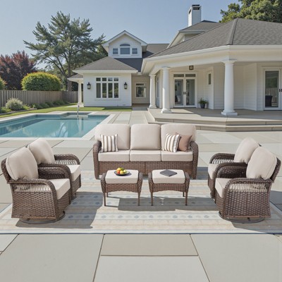 beige / brown wicker