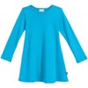 City Threads Long Sleeve Soft 100% Cotton Baby Rib Long Sleeve Dress - USA-Made for Girls/Baby/Toddler - 3 of 4