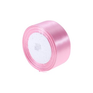 Unique Bargains Ribbons for Crafts Wide Satin Grosgrain for Wreaths & Crafts Polyester Cameo 866.14"x1.57" 1 Pc - 1 of 4