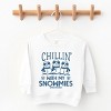SmileyWorld Chillin' With My Snowmies - Toddler Graphic Sweatshirt and Youth Graphic Sweatshirt - 2 of 3