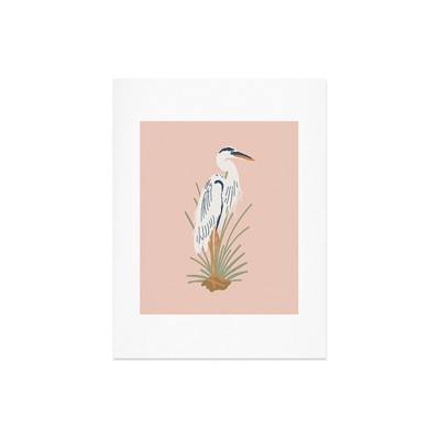 CoastL Studio Crane Peach 18" x 24" Art Print - Society6