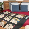 Intimo MTV Daria Character Faces Plush Fleece Throw Blanket Wall Scroll Multicoloured - 4 of 4