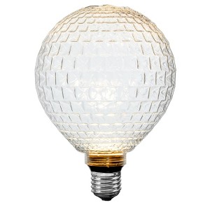Festive Living G125 + LED Filament Outdoor Covered Patio Pendent Edison Replacement Bulbs, Warm White 2700K, E26 Medium Base - 1 of 4