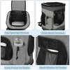 Small Cat and Dog Carrier Backpack, Two-Sided Entry Pet Backpack Travel Carrier, Airline-Approved, Padded Back Support - Tirrinia - 4 of 4