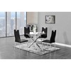 Best Master Furniture,Beverly Faux Leather Upholstered Side Chair (Set of 2) - 3 of 3