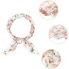 INSPIRE CHIC Women's Chiffon Scarves Floral Print Square Neckerchief 25.6" X 25.6" - 4 of 4