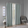 KWPZQEB Blackout Curtain Blinds - Linen Textured Curtains Window Treatment Blackout Drapes/Draperies for Bedroom, Living Room (1 Panel, 50x54''/84'') - 2 of 4