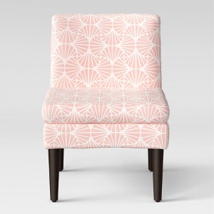 Winnetka Modern Slipper Chair Scallop Pink - Project 62