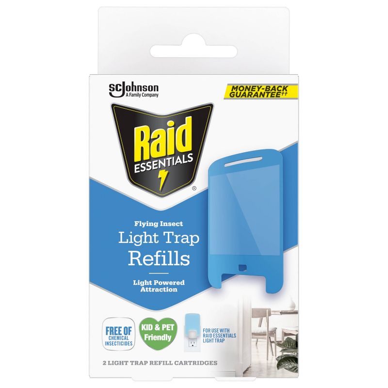 Raid Essentials Flying Insect Light Trap Refill - 2pk, 5 of 19
