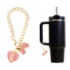 Unique Bargains Heart Bow Water Cup Pendant 1 Pc - 3 of 4