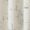 Caribbean Sea Shower Curtain Blue - Tommy Bahama - 4 of 4