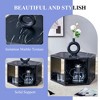 Sapphtopaz Coffee Table Living Room Furniture Hexagon Column Coffee Table Center Table Coffee Bar with Storage Shelf for Home Small Space - 2 of 3