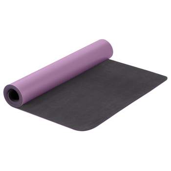 POWRX Yoga Mat Non-slip, Anti-tear, Extra Thick Exercise Mat, Purple