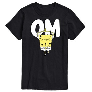 Men's - SpongeBob SquarePants - Om Yoga Spongebob Short Sleeve Graphic T-Shirt - 1 of 4