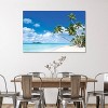 iCanvas Tropical Beach with Palm Trees by Jan Becke Canvas Print Wall Art - 3 of 3