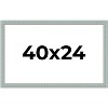 PosterPalooza | Refined Blue Picture Frame - UV Acrylic, Backing Board, Hanging Hardware Included - 2 of 4