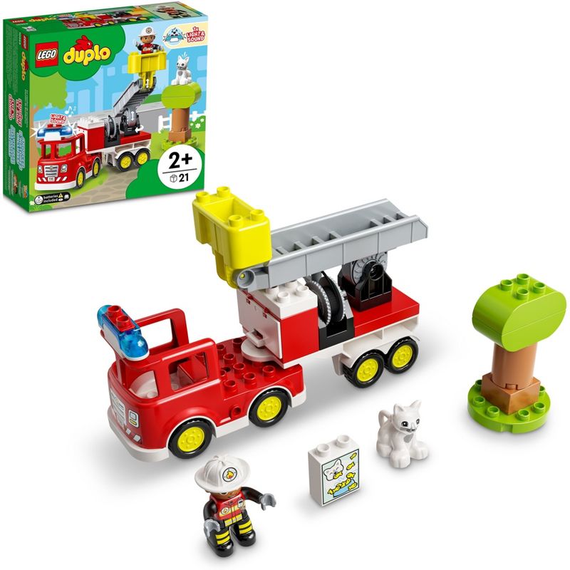 LEGO DUPLO Town Fire Engine Toy 10969, 1 of 9
