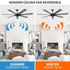 Parrot Uncle 72"  Modern Reversible 7-Blade Ceiling Fan - 3 of 4