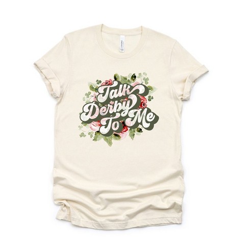 Simply Sage Market Women's Talk Derby To Me Short Sleeve Graphic Tee - image 1 of 3