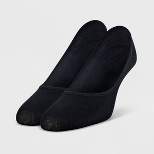 Peds Women's 2pk Extended Size Microfiber Liner Socks - 8-12