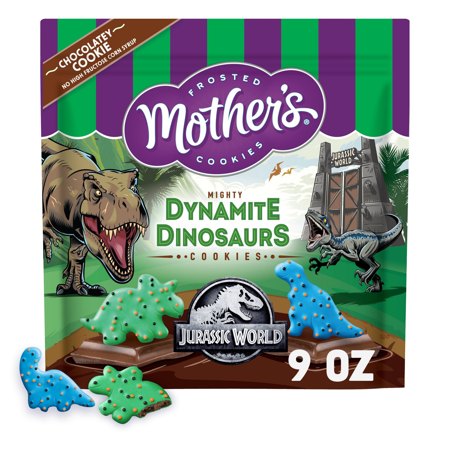 Mother’s Cookies Chocolatey Dynamite Dinosaurs Bag - 9oz