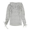 bar III Womens Tie-Sleeve Hoodie Sweatshirt - 2 of 2