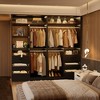 Aheaplus 72'' Set of 2 Freestanding Closet System with 6 Drawers and 4 Hanging Rods, Reversible Wardrobe with Shelves - 4 of 4
