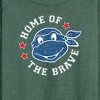 Women's - Teenage Mutant Ninja Turtles - Born Raised USA Lightweight French Terry Wide Neck Long Sleeve Shirt - 2 of 4