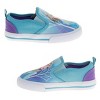 Frozen Elsa Anna Girls No Lace Shoes - Kids Disney Character Loafer Low top SlipOn Casual Tennis Canvas Sneakers (size 5-12 toddler - little kid) - 4 of 4
