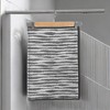 Wooden Pants Hangers 12 Pack, Featuring Adjustable Anti-Rust Metal Clips, 360 Swivel Hook, Ideal for Hanging Pants and Skirts - 3 of 4