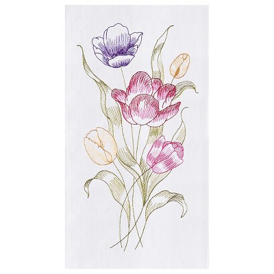 C&F Home Tulip Flour Sack Cotton Kitchen Towel