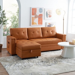 Home Imports Emporium Reversible Sleeper Sectional with Storage and USB Ports - 1 of 4