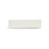 HomeStock X-Style Modern Dining Room Bench with Wood Seat, 60x15x18 Inch, Pure White - 4 of 4