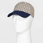 Men's Houndstooth Baseball Hat - Goodfellow & Co™ Blue