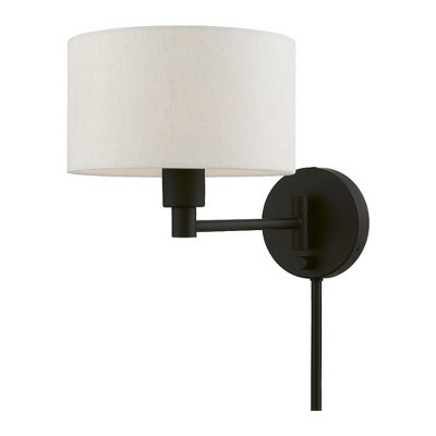 Livex Lighting 1 - Light Wall Light in  Black