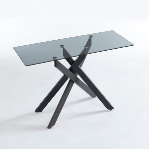 Probe Hues 45.3 Inch Glass Top Coffee Table - 1 of 4