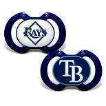 Baby Fanatic Officially Licensed Pacifier 2-pack - Mlb Atlanta Braves :  Target
