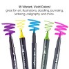 KINGART PRO Twin-Tip Brush Pens 18 Colors - 3 of 4
