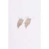 Slickblue Women's Earrings, Gold Rhinestone Small Drop Style, Tassel Shape Design, Alloy Material, 1.5" Length - 3 of 3