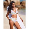 AI'MAGE Bikini Set for Women Two Piece High Waisted Swimsuits 2025 V Neck Bathing Suit Back Self Tie Straps Swimmear S-XXL - 2 of 3