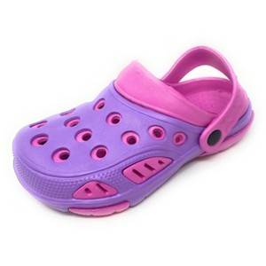 JEFFRICO Breathable Clogs for Kids Girls Garden Shoes Swim Beach Comfort Clog - 1 of 4