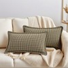 REGALWOVEN Fade-Resistant Houndstooth Decorative Soft Cozy Throw Pillow Covers 2 Pcs - 2 of 4