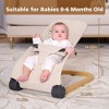 Grungis Ergonomic Baby Bouncer,Portable Foldable Baby Bouncer Seat with 3 Height Adjustments and Natural Vibrations for Babies 0-6 Months - 3 of 4